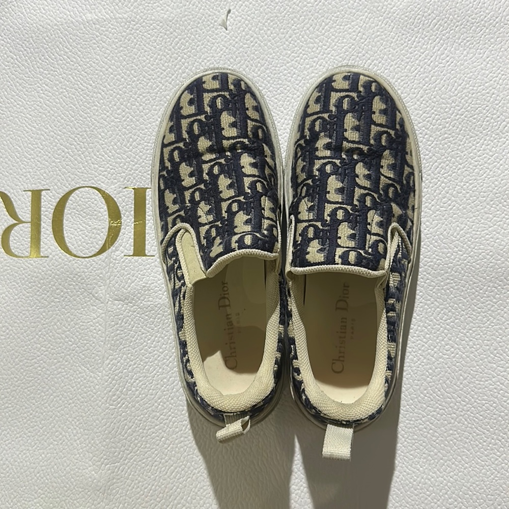 Dior slip ons, 100% authentic
